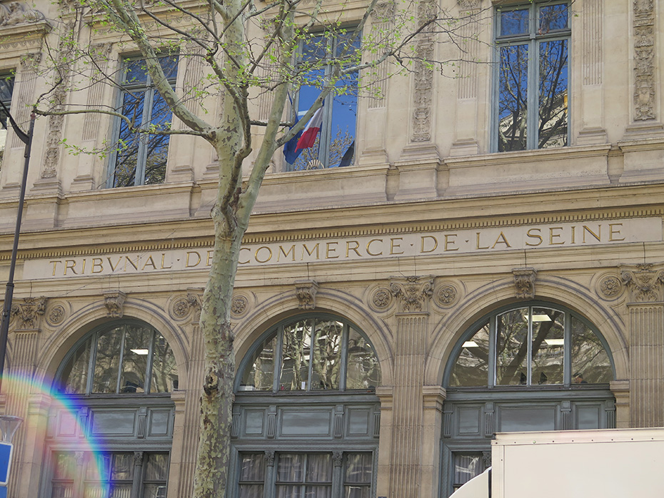 Tribunal de Commerce de Paris de nos jours